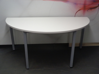 additional images for 1600w mm White Half Moon Table