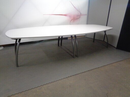 3200w mm Light Grey Boardroom Table
