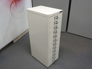 additional images for Bisley Mobile Off White 12 Drawer Unit