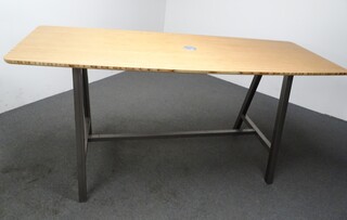 additional images for 2220w mm Oak Poseur Meeting Table