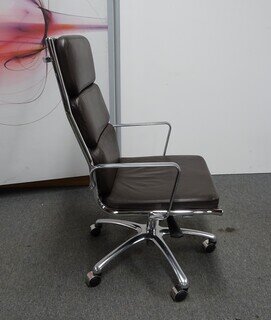 Luxy Light High Back Leather Chair