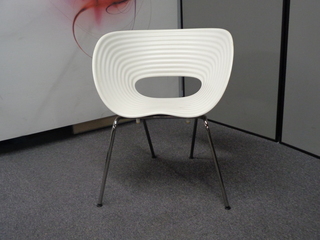 additional images for Vitra Tom Vac Chair in White