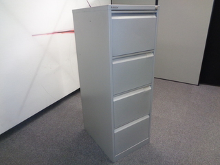 additional images for 1330h mm Bisley Grey 4 Drawer Filing Cabinet