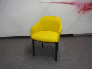 additional images for Vitra Softshell Chair in Canary Yellow