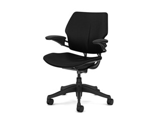 additional images for Humanscale Freedom mid-back task chair in black