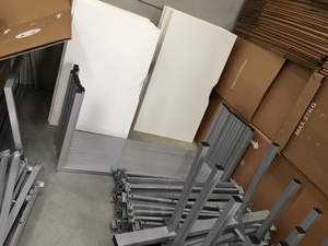 additional images for White 1200 & 1400mm bench desks
