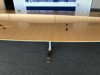 8000 x 3200mm Luke Hughes Maple Veneer Boardroom Table