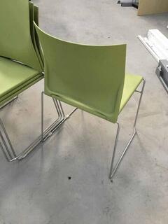 Light green Connection Xpressoone stacking meeting chairs