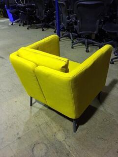 Ikea split back armchairs