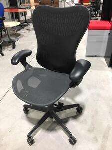 additional images for Graphite Herman Miller Mirra2 chair with butterfly back