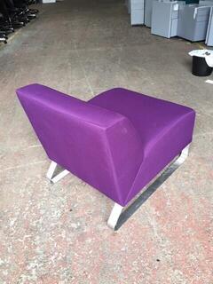 Purple Lyndon Design modular breakout seating