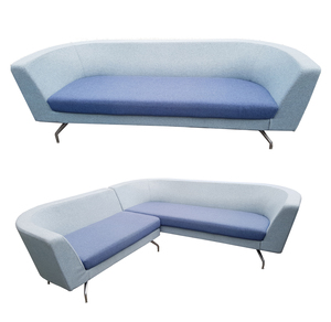 additional images for Grey & blue Orangebox Cwtch sofas