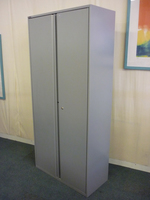 additional images for 1985mm high Triumph silver metal double door cupboard