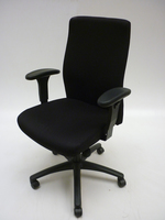 additional images for Black Senator Thor task chair with adjustable arms, from