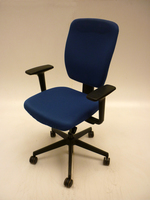 additional images for Blue Senator Sprint task chair with adjustable arms