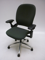 additional images for Olive green fabric Steelcase Leap task chairs (CE)