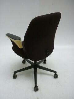 Vitra Worknest brown task chairs