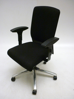 additional images for Black Girsberger task chairs with adjustable arms