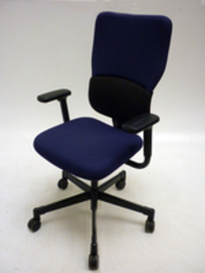 additional images for Steelcase Let's B blue & black task chair