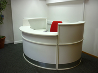 additional images for White reception desk