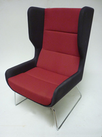additional images for Hush high wing back chair by Naughtone
