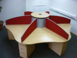 additional images for Elite 6 person light oak call centre