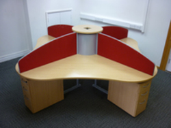 additional images for Elite 4 person light oak call centre