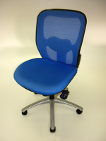 additional images for Blue mesh back task chair   
