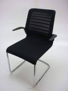 additional images for Black Senator FS1A mesh meeting chair
