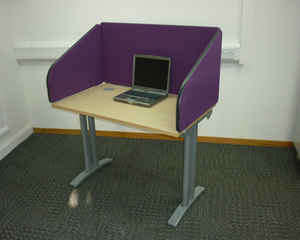 additional images for 1000x600mm maple call centre desks