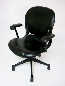 additional images for Herman Miller Equa 1 leather chairs
