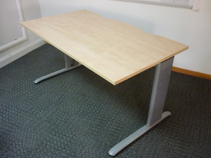 additional images for 1400w x 800d mm Task frame desks with new tops (CE)