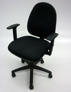 additional images for Black Summit SC506 2 lever operator chairs
