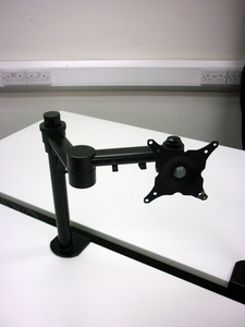 additional images for Black single monitor arm