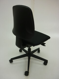 AS NEW Black Nomique Tally 2 operator chairs no arms
