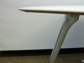 2200x1200mm white barrel shape table