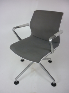 additional images for Vitra Unix grey conference chairs