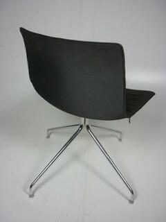 Arper Catifa 53 grey fabric meeting chair