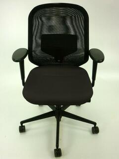 Vitra Medapal black task chairs with arms