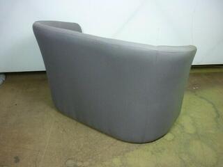 Grey and Pink 2 Seater Tub Sofa