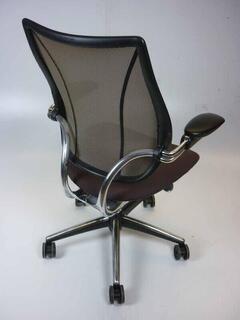 Humanscale Liberty mesh back task chair in chocolate brown