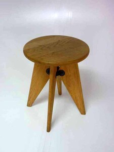 additional images for Vitra Tabouret Solvay oak stool