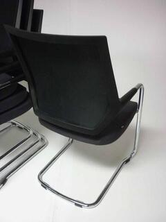 Sedus Quarterback graphite mesh meeting chairs