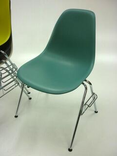 Vitra Eames DSS plastic stacking side chair