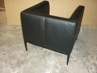 Walter Knoll Jaan 780 black leather armchairs