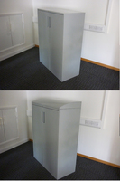 additional images for Steelcase 1300mm high light grey cupboard