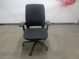 Black Steelcase Amia Operator Chair