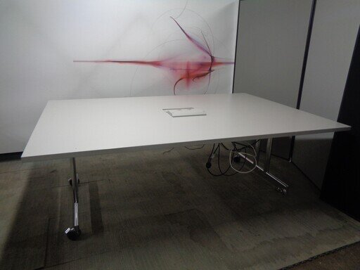 2100 x 1400 mm Grey flip Top Table