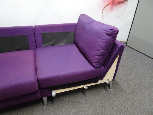 Corner Sofa in Purple