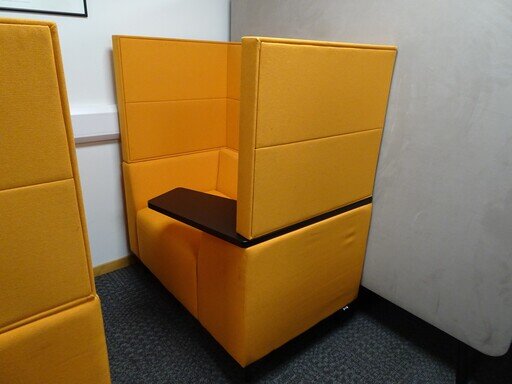 Sixteen3 Arny Lite Single Person Booth In Orange
